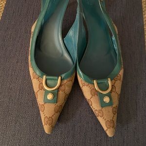 Gucci Slingback Pumps (Authentic)